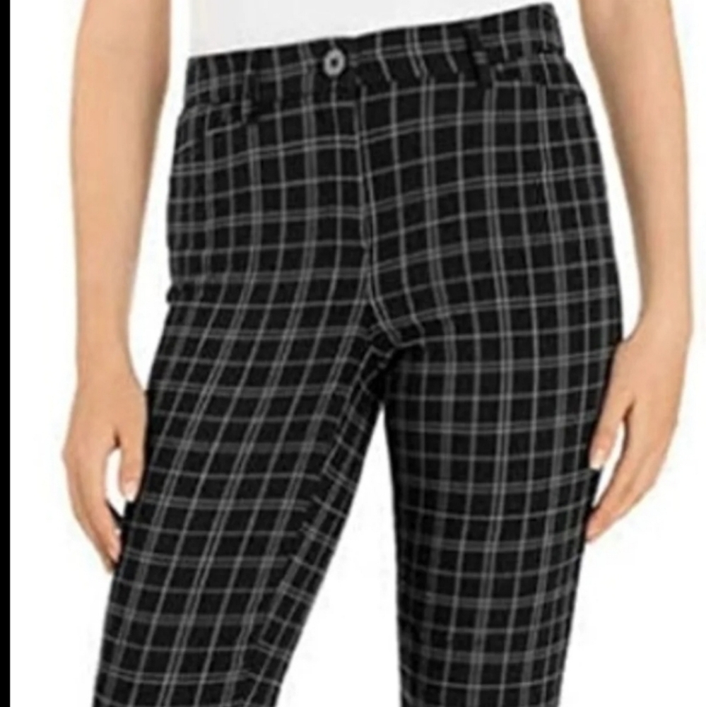 Hilary Radley Women’s Plaid Combo Dress Pants